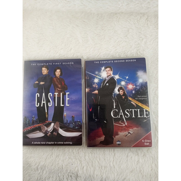 Castle Dvd Complete Set Of Season 1 And 2 - Picture 1 of 7